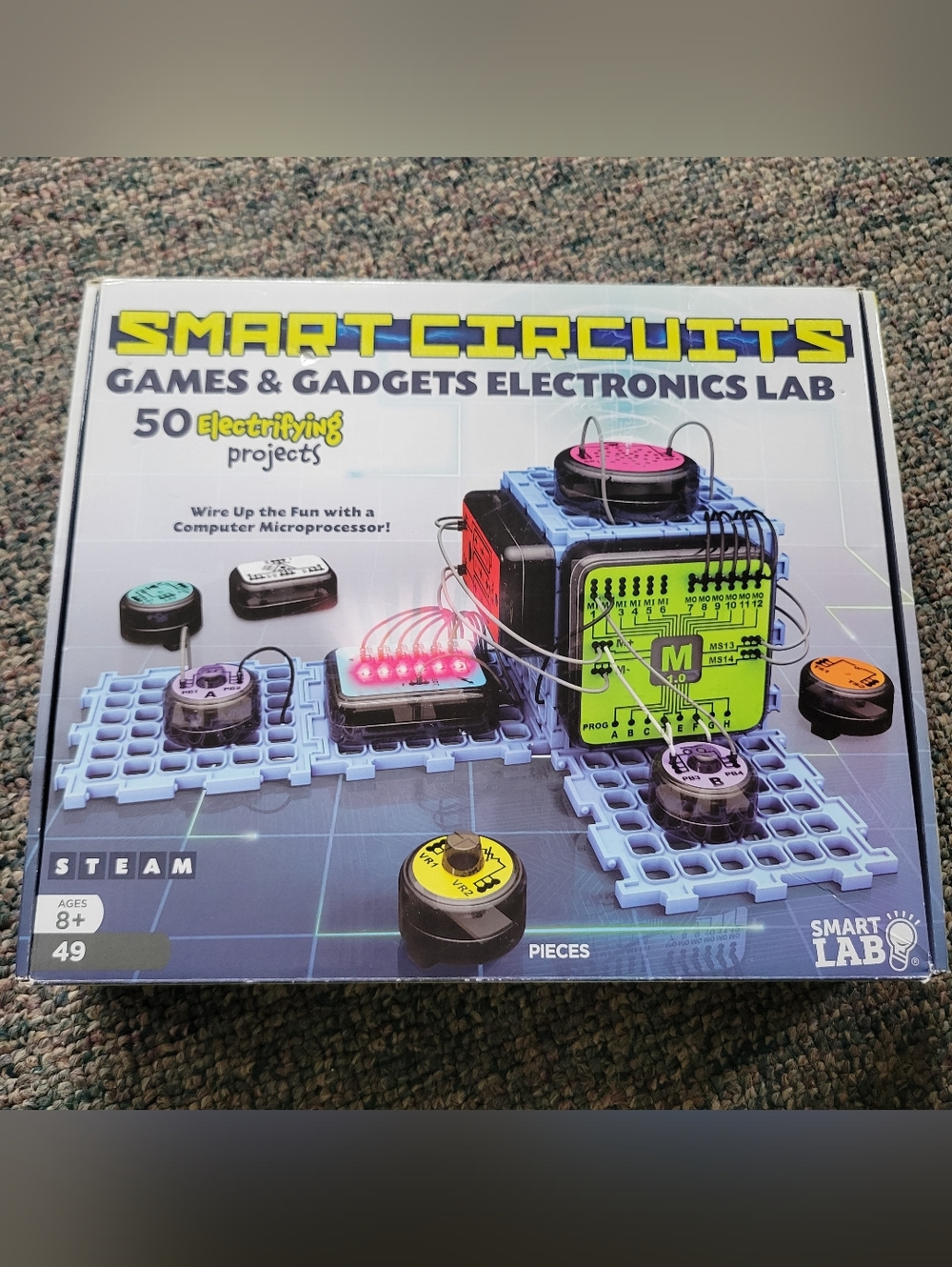 Smart Circuits Games & Gadgets Electronics Lab - Blue/Green Box